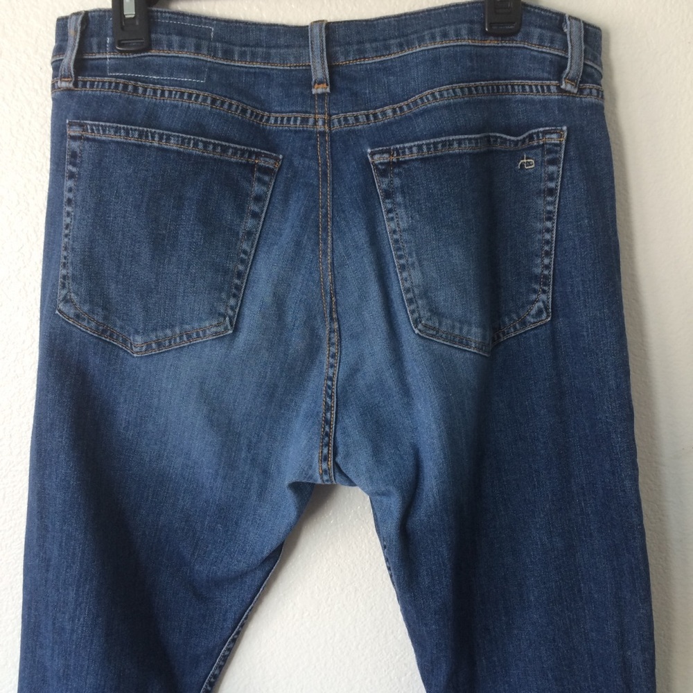 Rag & Bone Slim Leg Fit 2 Plus Size Jeans Sz 36